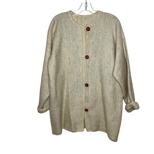 Cozy Cream Button-Up Cardigan